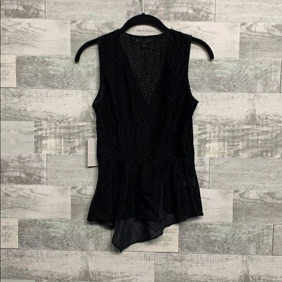 Chelsea28 Sleeveless Peplum Top, Size XS - Picture 8 of 8